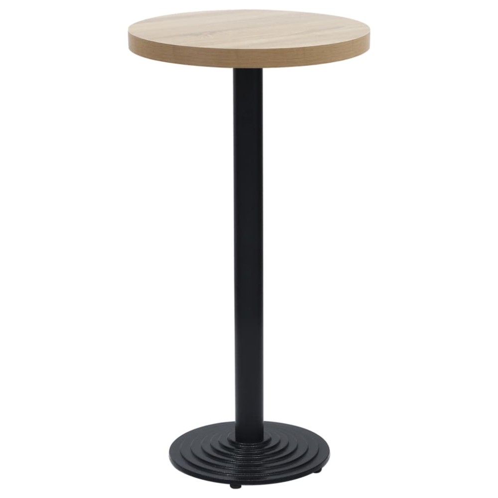 vidaXL Picior masă de bistro, negru,Ø43x107 cm, fontă