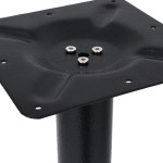 vidaXL Picior masă de bistro, negru,Ø43x107 cm, fontă