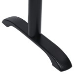 vidaXL Picior masă de bistro, 2 buc., negru, 61x8x72 cm, fontă