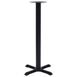 vidaXL Picior masă de bistro, negru, 56 x 56 x 107 cm, fontă