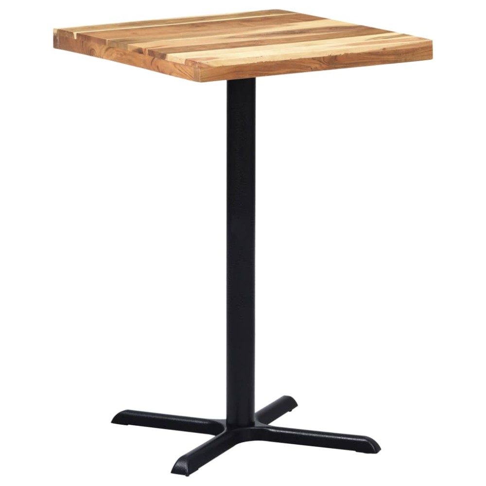 vidaXL Picior masă de bistro, negru, 76 x 76 x 107 cm, fontă