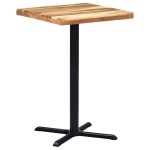 vidaXL Picior masă de bistro, negru, 76 x 76 x 107 cm, fontă