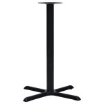 vidaXL Picior masă de bistro, negru, 76 x 76 x 107 cm, fontă
