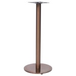 vidaXL Picior masă de bistro, auriu, Ø45x107 cm, oțel inoxidabil