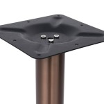 vidaXL Picior masă de bistro, auriu, Ø45x107 cm, oțel inoxidabil
