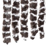 vidaXL Perdea pentru insecte, maro și alb, 56 x 185 cm, chenille vidaXL Perdea pentru insecte, maro și alb, 56 x 185 cm, chenille