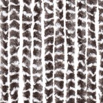 vidaXL Perdea pentru insecte, maro și alb, 90 x 220 cm, chenille vidaXL Perdea pentru insecte, maro și alb, 90 x 220 cm, chenille