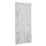 vidaXL Perdea insecte, gri deschis & gri închis, 56x185 cm, chenille vidaXL Perdea insecte, gri deschis & gri închis, 56x185 cm, chenille