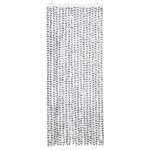 vidaXL Perdea insecte, gri deschis & gri închis, 56x185 cm, chenille vidaXL Perdea insecte, gri deschis & gri închis, 56x185 cm, chenille