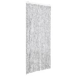 vidaXL Perdea insecte, gri deschis & gri închis, 100x220 cm, chenille vidaXL Perdea insecte, gri deschis & gri închis, 100x220 cm, chenille