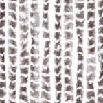 vidaXL Perdea pentru insecte, gri taupe și alb, 56 x 185 cm, chenille vidaXL Perdea pentru insecte, gri taupe și alb, 56 x 185 cm, chenille