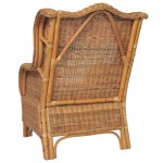 vidaXL Canapea cu pernă, maro deschis, ratan natural și in vidaXL Canapea cu pernă, maro deschis, ratan natural și in