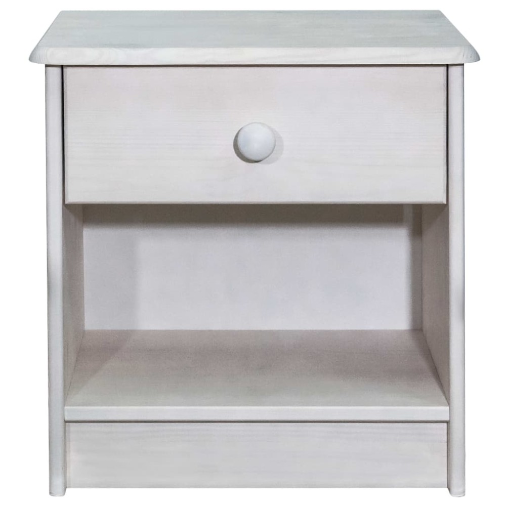 vidaXL Noptieră, 41x30x42 cm, lemn masiv de pin