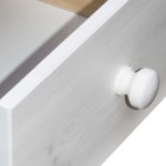 vidaXL Noptieră, 41x30x42 cm, lemn masiv de pin