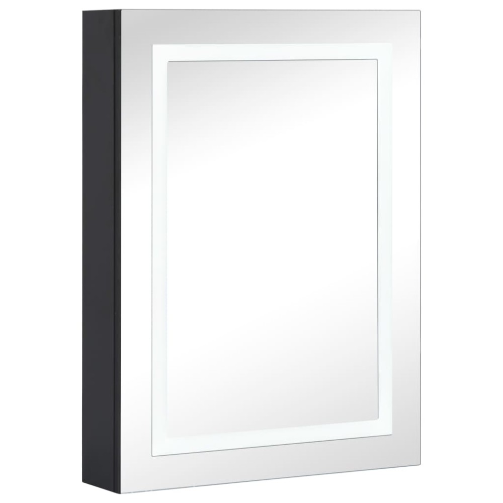 vidaXL Dulap de baie cu oglindă și LED-uri, 50x13x70 cm