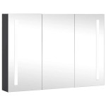 vidaXL Dulap de baie cu oglindă și LED, 89x14x62 cm vidaXL Dulap de baie cu oglindă și LED, 89x14x62 cm