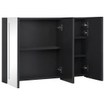 vidaXL Dulap de baie cu oglindă și LED, 89x14x62 cm vidaXL Dulap de baie cu oglindă și LED, 89x14x62 cm