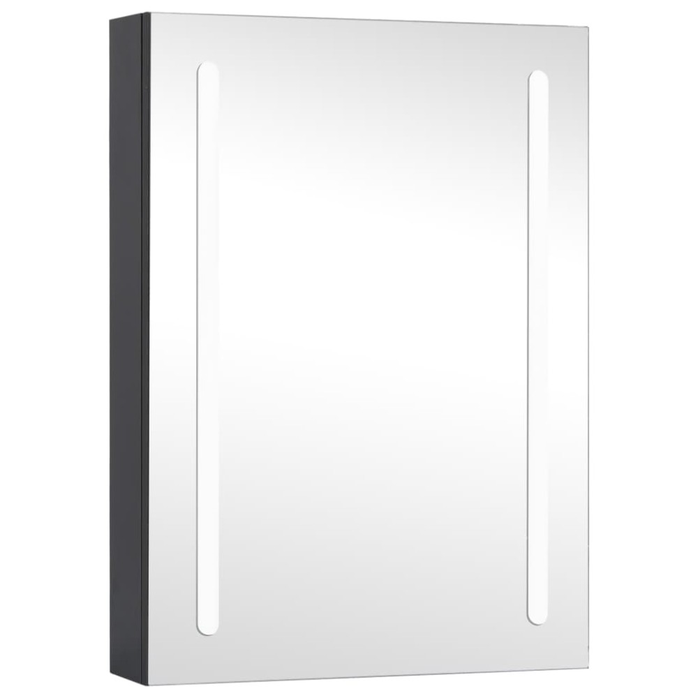 vidaXL Dulap de baie cu oglindă și LED-uri, 50x13x70 cm