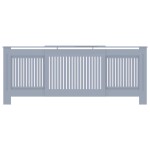 vidaXL Mască pentru calorifer, gri, 205 cm, MDF vidaXL Mască pentru calorifer, gri, 205 cm, MDF