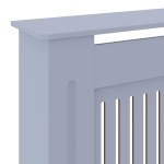 vidaXL Mască pentru calorifer, gri, 205 cm, MDF vidaXL Mască pentru calorifer, gri, 205 cm, MDF