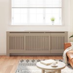 vidaXL Mască pentru calorifer, 205 cm, MDF vidaXL Mască pentru calorifer, 205 cm, MDF