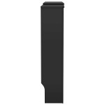 vidaXL Mască pentru calorifer, negru, 205 cm, MDF vidaXL Mască pentru calorifer, negru, 205 cm, MDF