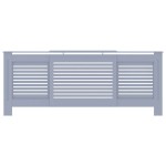 vidaXL Mască pentru calorifer, gri, 205 cm, MDF vidaXL Mască pentru calorifer, gri, 205 cm, MDF