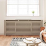 vidaXL Mască pentru calorifer, 205 cm, MDF
