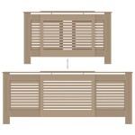 vidaXL Mască pentru calorifer, 205 cm, MDF