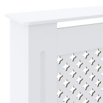 vidaXL Mască pentru calorifer, alb, 205 cm, MDF vidaXL Mască pentru calorifer, alb, 205 cm, MDF