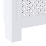 vidaXL Mască pentru calorifer, alb, 205 cm, MDF vidaXL Mască pentru calorifer, alb, 205 cm, MDF