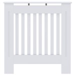 vidaXL Mască pentru calorifer, alb, 78 cm, MDF vidaXL Mască pentru calorifer, alb, 78 cm, MDF