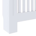 vidaXL Mască pentru calorifer, alb, 78 cm, MDF vidaXL Mască pentru calorifer, alb, 78 cm, MDF