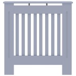 vidaXL Mască pentru calorifer, gri, 78 cm, MDF vidaXL Mască pentru calorifer, gri, 78 cm, MDF