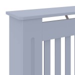 vidaXL Mască pentru calorifer, gri, 78 cm, MDF vidaXL Mască pentru calorifer, gri, 78 cm, MDF