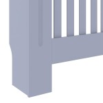 vidaXL Mască pentru calorifer, gri, 78 cm, MDF vidaXL Mască pentru calorifer, gri, 78 cm, MDF