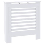 vidaXL Mască pentru calorifer, alb, 78 cm, MDF vidaXL Mască pentru calorifer, alb, 78 cm, MDF