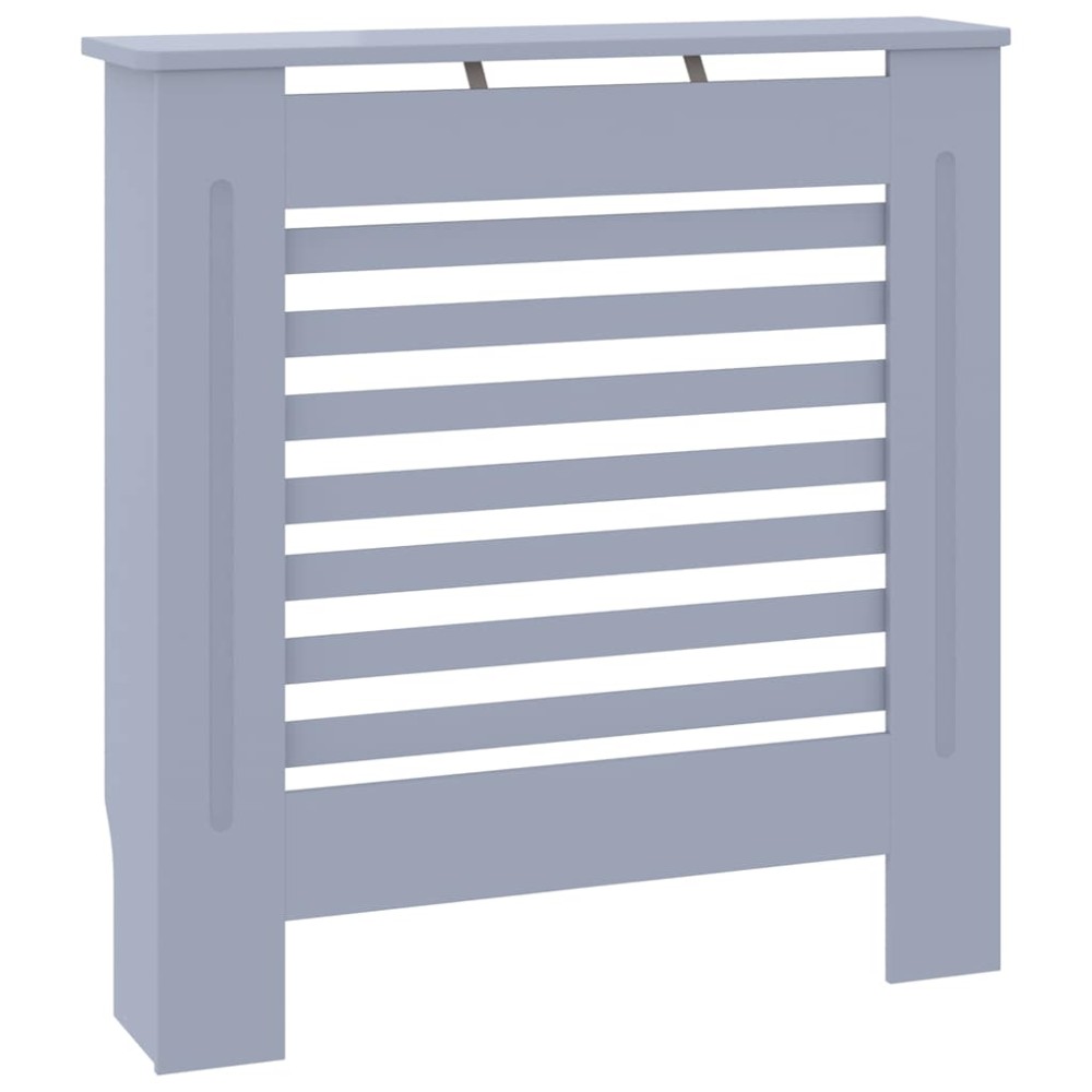 vidaXL Mască pentru calorifer, gri, 78 cm, MDF