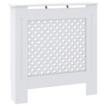vidaXL Mască pentru calorifer, alb, 78 cm, MDF vidaXL Mască pentru calorifer, alb, 78 cm, MDF