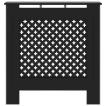 vidaXL Mască pentru calorifer, negru, 78 cm, MDF vidaXL Mască pentru calorifer, negru, 78 cm, MDF