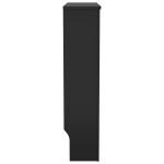 vidaXL Mască pentru calorifer, negru, 78 cm, MDF vidaXL Mască pentru calorifer, negru, 78 cm, MDF