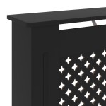 vidaXL Mască pentru calorifer, negru, 78 cm, MDF vidaXL Mască pentru calorifer, negru, 78 cm, MDF