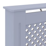 vidaXL Mască pentru calorifer, gri, 78 cm, MDF vidaXL Mască pentru calorifer, gri, 78 cm, MDF
