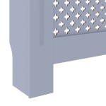 vidaXL Mască pentru calorifer, gri, 78 cm, MDF vidaXL Mască pentru calorifer, gri, 78 cm, MDF