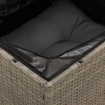 vidaXL Set canapea de grădină cu perne, 12 piese, gri, poliratan vidaXL Set canapea de grădină cu perne, 12 piese, gri, poliratan