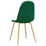 vidaXL Scaune de sufragerie, 2 buc., verde închis, catifea vidaXL Scaune de sufragerie, 2 buc., verde închis, catifea