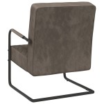 vidaXL Scaun tip consolă, gri deschis, catifea vidaXL Scaun tip consolă, gri deschis, catifea