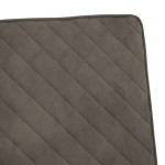 vidaXL Scaun tip consolă, gri deschis, catifea vidaXL Scaun tip consolă, gri deschis, catifea