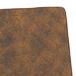 vidaXL Scaun tip consolă, maro, material textil vidaXL Scaun tip consolă, maro, material textil