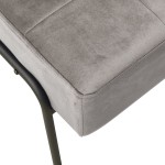 vidaXL Scaun de relaxare, 65x79x87 cm, gri deschis, catifea vidaXL Scaun de relaxare, 65x79x87 cm, gri deschis, catifea